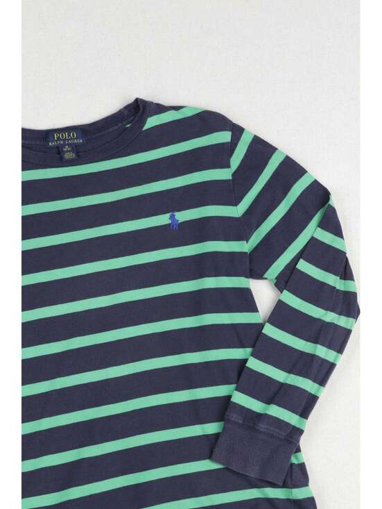 Ralph Lauren Other - Polo Ralph Lauren Kids Green Stripe Long-Sleeve T-Shirt